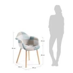 Patchwork Stoel -Zuiver Verkoop laforma kenna stoel met patchwork design 05