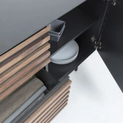 Dressoir Walnoot Mat Grijs -Zuiver Verkoop laforma mahon houten dressoir walnoot bruin 03