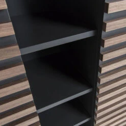 Mat Grijze Kast Met Hout -Zuiver Verkoop laforma mahon metalen kast met hout 04