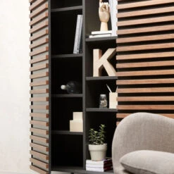 Mat Grijze Kast Met Hout -Zuiver Verkoop laforma mahon metalen kast met hout 05