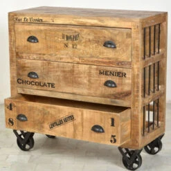 Robuuste Ladekast Industrieel -Zuiver Verkoop lavis porter industriele ladekast met tekst 04