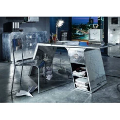 Dressoir Zilver Aluminium 11 Dressoir Zilver Aluminium -Zuiver Verkoop lavis witold zilveren wandkast van aluminium 03