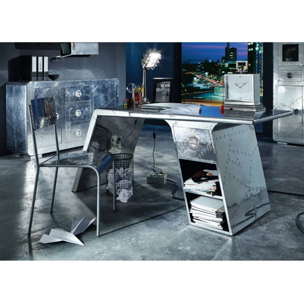 Dressoir Zilver Aluminium 7 Dressoir Zilver Aluminium - Afbeelding 5