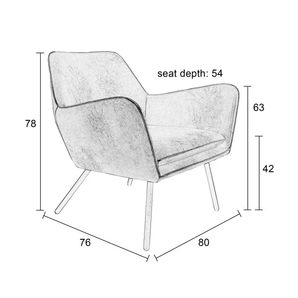 Leren Fauteuil Met Armleuningen 6 Leren Fauteuil Met Armleuningen - Afbeelding 4