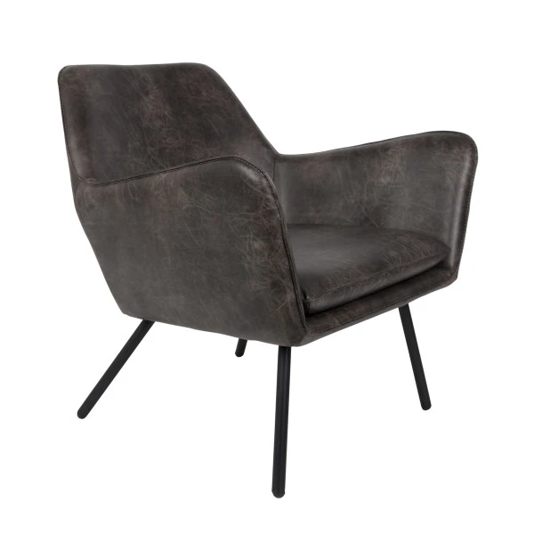 Leren Fauteuil Met Armleuningen 5 Leren Fauteuil Met Armleuningen - Afbeelding 3