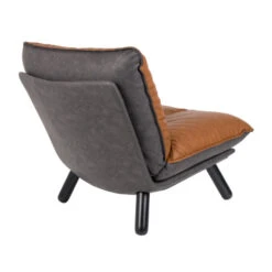 Zuiver Lounge Stoel Bruin Kunstleer -Zuiver Verkoop lounge stoel kunstleer zuiver lazy sack 02