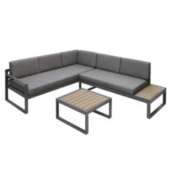 Loungeset Tuin Aluminium Antraciet -Zuiver Verkoop loungeset tuin aluminium antraciet chill bodio 02