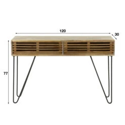 Mangohouten Sidetable Met Lades -Zuiver Verkoop mangohouten sidetable met lades tweak giani 05