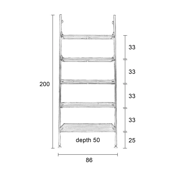Metalen Leunrek 6 Metalen Leunrek - Afbeelding 4