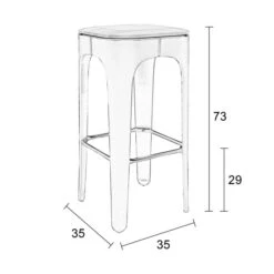 Moderne Barkruk -Zuiver Verkoop moderne barkruk up high lumz home 06