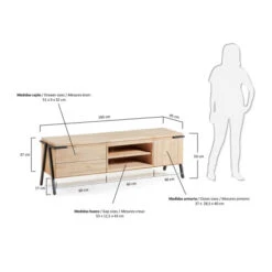 Design Tv-meubel Acaciahout -Zuiver Verkoop moderne tv meubel laforma disset 05