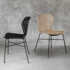 Retro Eetkamerstoel Loom -Zuiver Verkoop must living bahamas retro eetkamerstoel loom 03