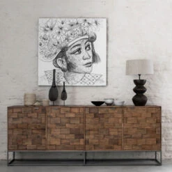 Schilderij Bali -Zuiver Verkoop must living balinese girl kadek schilderij bali 03