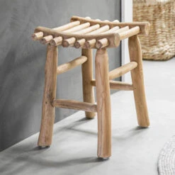 Krukje Van Massief Teak Hout