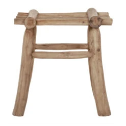 Krukje Van Massief Teak Hout -Zuiver Verkoop must living bohemian krukje van massief teak hout 02