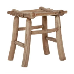 Krukje Van Massief Teak Hout -Zuiver Verkoop must living bohemian krukje van massief teak hout 03