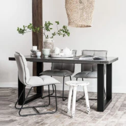 Eetkamerstoel Stof -Zuiver Verkoop must living cloud beklede eetstoel 05