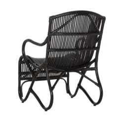 Bohemian Rotan Fauteuil Zwart -Zuiver Verkoop must living como bohemian fauteuil zwart rotan 03