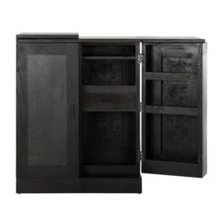Zwarte Drankkast Bartafel -Zuiver Verkoop must living connaught zwarte drankkast bartafel 02