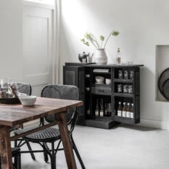 Zwarte Drankkast Bartafel -Zuiver Verkoop must living connaught zwarte drankkast bartafel 10
