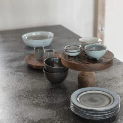 Ronde Salontafel Basalt Steen -Zuiver Verkoop must living mont blanc salontafel steen 03