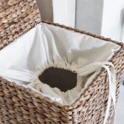 Wasmand Met Deksel -Zuiver Verkoop must living palawan rieten wasmand vierkant 02
