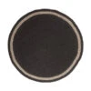 Rond Zwart Vloerkleed 150 Cm -Zuiver Verkoop must living prado rond zwart vloerkleed 150 cm 01
