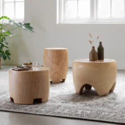 Ronde Houten Salontafel -Zuiver Verkoop must living puro ronde houten salontafel 05