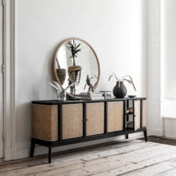 Webbing Dressoir Ronde Hoeken 213 Cm -Zuiver Verkoop must living raffles webbing dressoir met ronde hoeken 213 cm 05