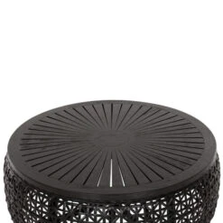 Ronde Salontafel Zwart Rotan 10 Ronde Salontafel Zwart Rotan -Zuiver Verkoop must living rimini large ronde salontafel zwart rotan 01