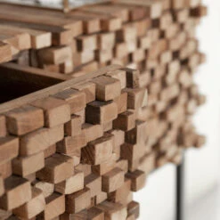 Sidetable Van Stukjes Teak -Zuiver Verkoop must living sticks sidetable van stukjes teak 07