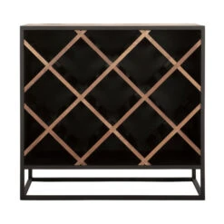 Bestsellers -Zuiver Verkoop must living wineyard teak wijnkast met ruit vakken 03