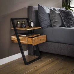 Nachtkastje Industrieel Design -Zuiver Verkoop nachtkastje industrieel design lean giani 02