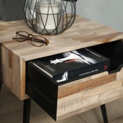 Nachtkastje Teakhout Greywash -Zuiver Verkoop nachtkastje teakhout greywash teca giani 02