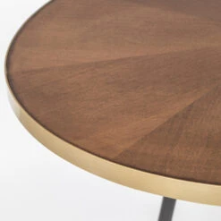 Ovale Eettafel Walnoot En Messing -Zuiver Verkoop ovale eettafel walnoot en messing lumz home denise 04