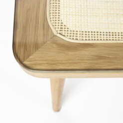 Rechthoekige Salontafel Rotan Met Glasplaat -Zuiver Verkoop rechthoekige salontafel rotan met glasplaat haru bodio 03