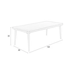 Rechthoekige Salontafel Rotan Met Glasplaat -Zuiver Verkoop rechthoekige salontafel rotan met glasplaat haru bodio 09