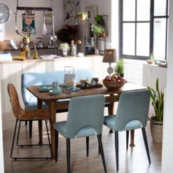 Retro Eettafel Donker Hout -Zuiver Verkoop retro eettafel donker mangohout vegas lavis 07