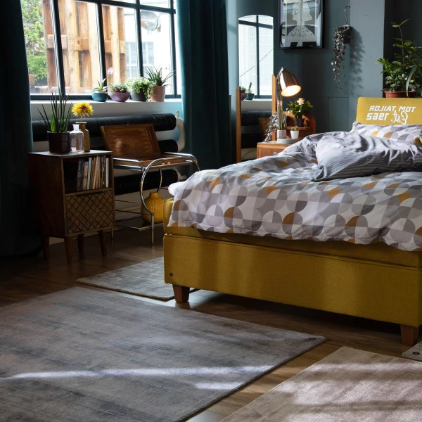 Retro Nachtkastje Mangohout 7 Retro Nachtkastje Mangohout - Afbeelding 5