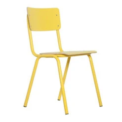 Zuiver Stapelstoel Retro Design -Zuiver Verkoop retro stoel back to school geel 07 800x800 1