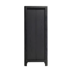 Hoge Zwarte Wandkast