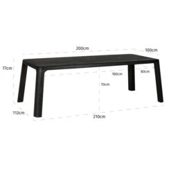 Zwart Eiken Eettafel -Zuiver Verkoop richmond interiors baccarat zwart eiken eettafel 05 2