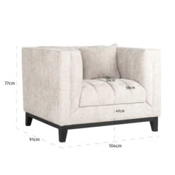 Luxe Fauteuil Naturel -Zuiver Verkoop richmond interiors beauchamp luxe fauteuil naturel 06