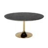 Ronde Eettafel Zwart Visgraat 2 Ronde Eettafel Zwart Visgraat -Zuiver Verkoop richmond interiors blackbone gold ronde eettafel zwart visgraat 01