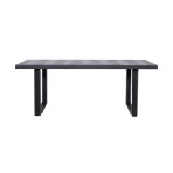 Zwarte Eettafel Van Hout