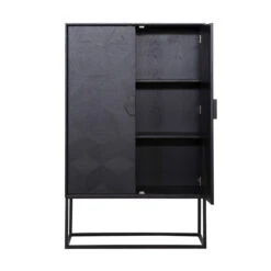 Grote Kast Zwart Hout -Zuiver Verkoop richmond interiors blax grote kast zwart hout 04