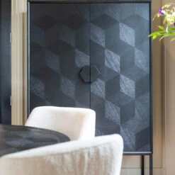 Grote Kast Zwart Hout -Zuiver Verkoop richmond interiors blax grote kast zwart hout 06