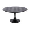 Ronde Eettafel Zwart Hout