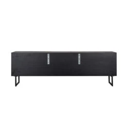 Tv-meubel Van Zwart Hout -Zuiver Verkoop richmond interiors blax tv meubel van zwart hout 03