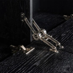 Tv-meubel Van Zwart Hout -Zuiver Verkoop richmond interiors blax tv meubel van zwart hout 07